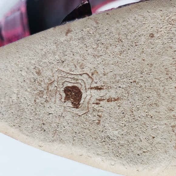 Manolo Blahnik Red Snakeskin Heels - Picture 8 of 15